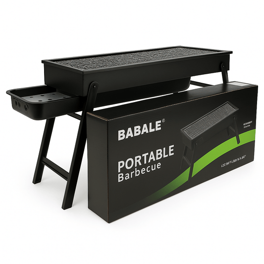 Parrilla Familiar de Carbón Portátil de Acero - Pets & Drive